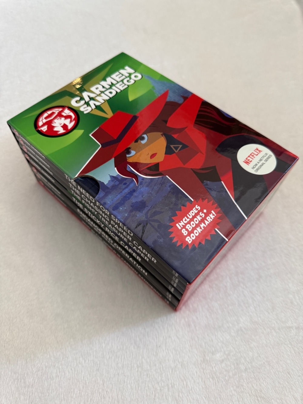 Carmen Sandiego | 8-Book Box Set Complete Netflix Series Costco Exclusive